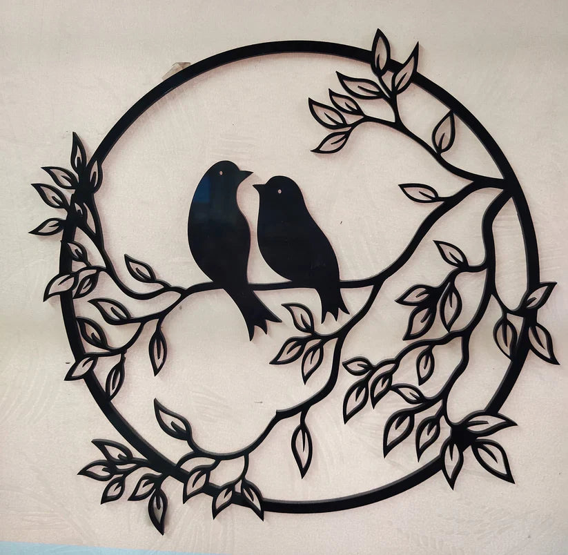 Arcdew Sparrow Wall Decor | Bird on Tree Branch Acrylic Wall Art for Home & Office – UAE