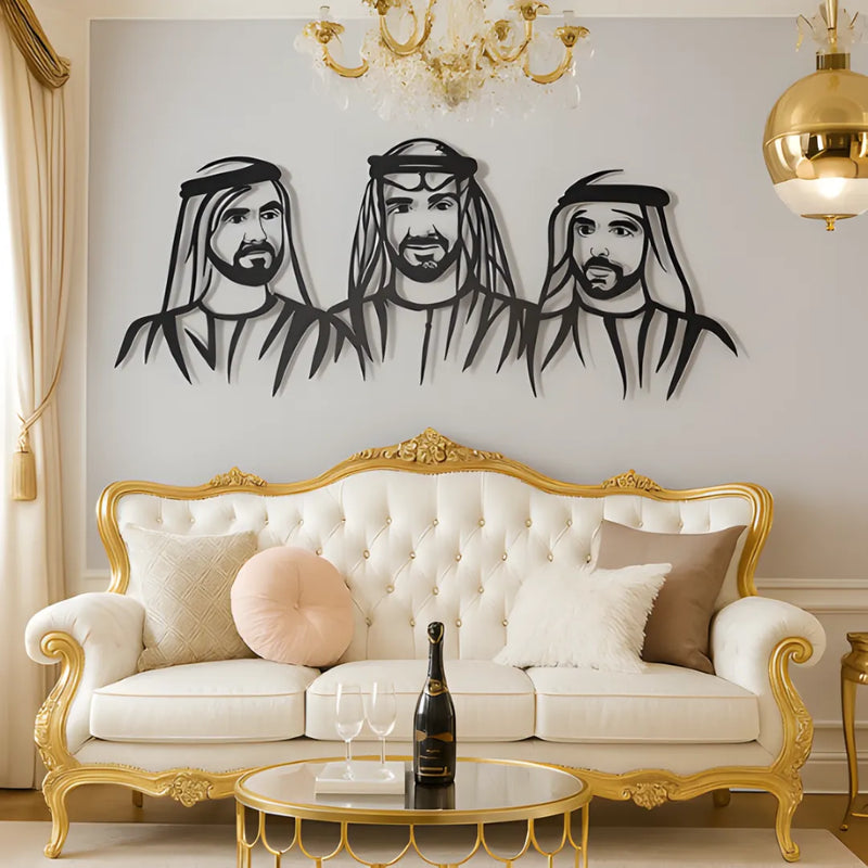 Sheikh Rashid, Sheikh Hamdan Potrait