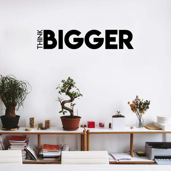 Think Bigger Acrylic Wall Art | Motivational Office & Home Décor in UAE