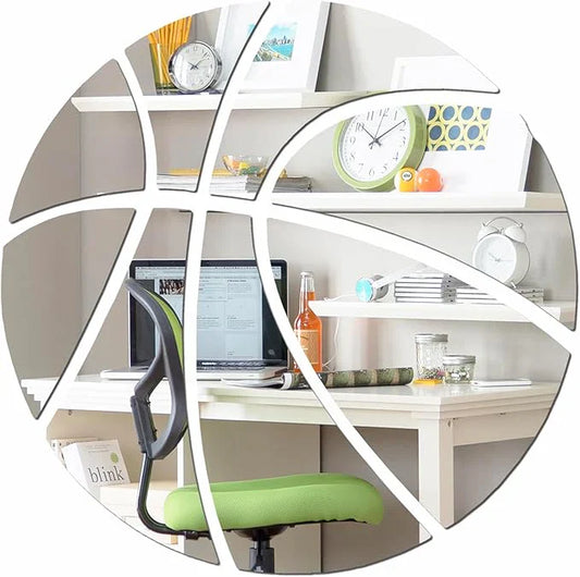 Basketball Shaped Acrylic Mirror - Best For Home & Play court