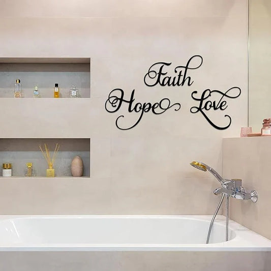 Faith, Hope, Love - Chirsmas Gift - Home Wall Decor
