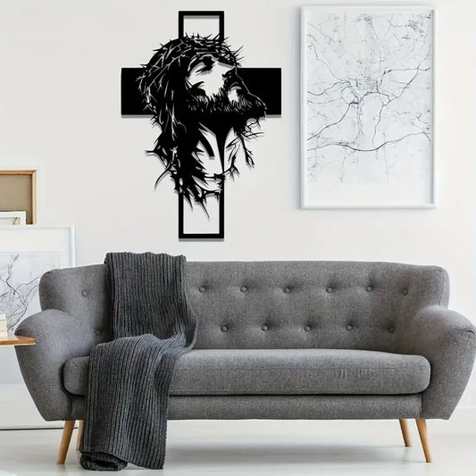 Jesus With Cross - Chrismas Wall Decor