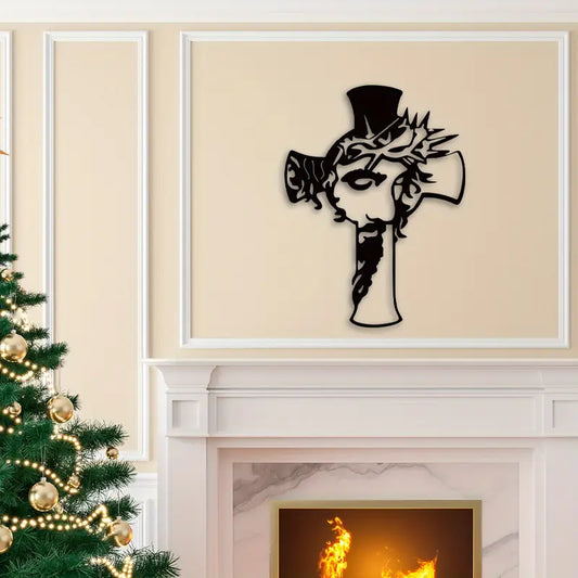 Jesus Chirst and Cross - Christmas Wall Decor