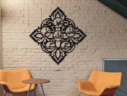 Panjtan Pak Name - ??? ????? - Moharram Wall Decal