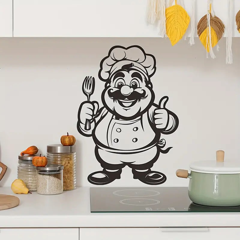 Arcdew Chef With Fork Kitchen & Dining Wall Decor | Acrylic Wall Art for Home