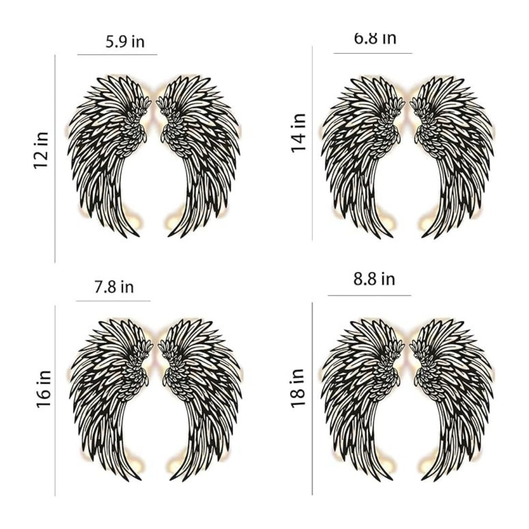 Arcdew 3D Angel Wings Wall Sculptures – Acrylic Wall Art