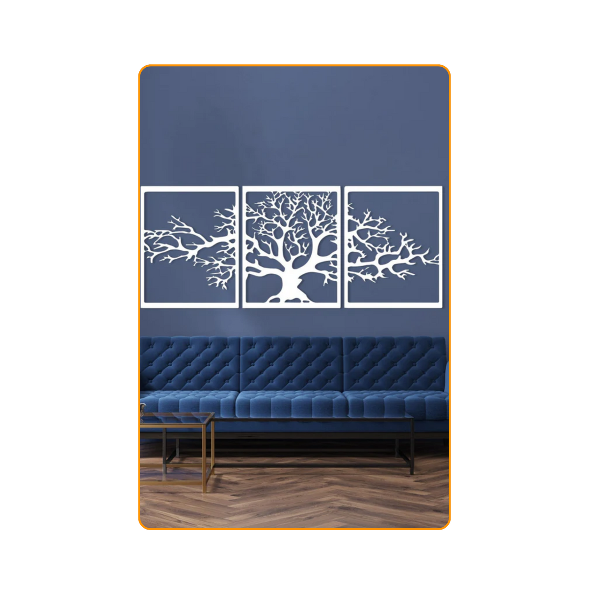 3-Piece Life Tree-Silver
