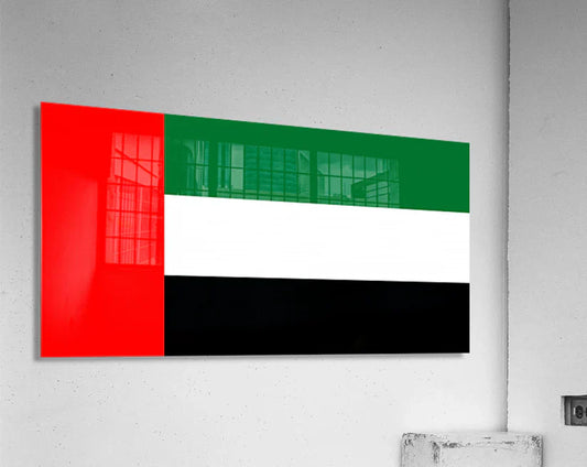 UAE National Day Large Acrylic Wall Flag – Bold, Durable & Patriotic Wall Decor