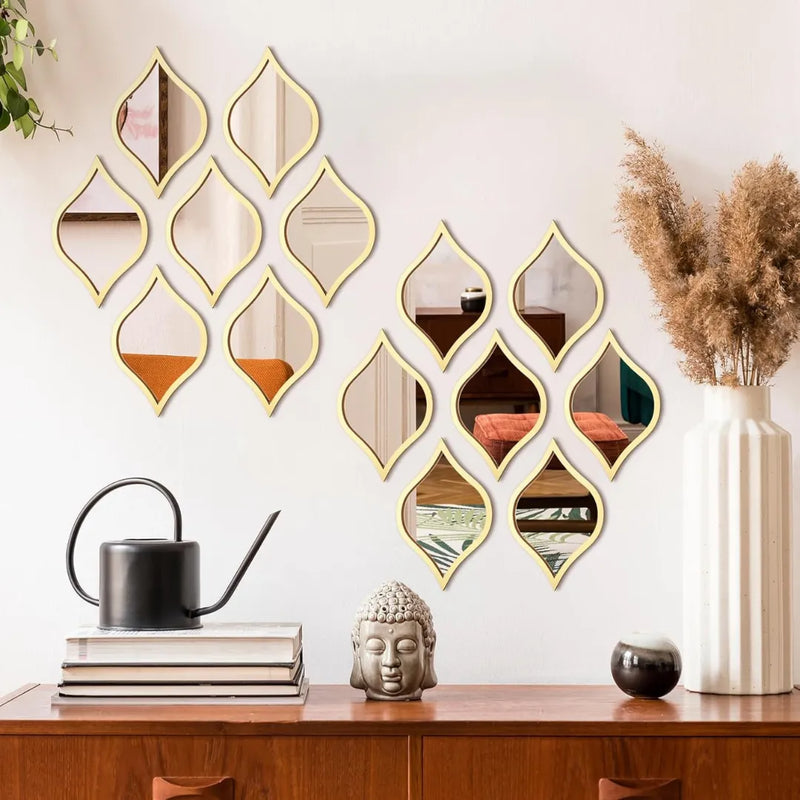 Leaf Shape Acrylic Mirror 3