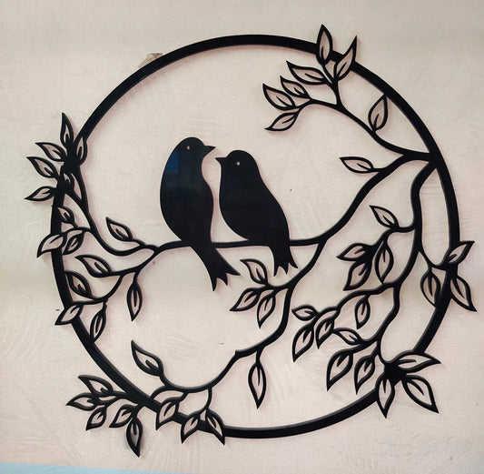 Arcdew Sparrow Wall Decor | Bird on Tree Branch Acrylic Wall Art for Home & Office – UAE