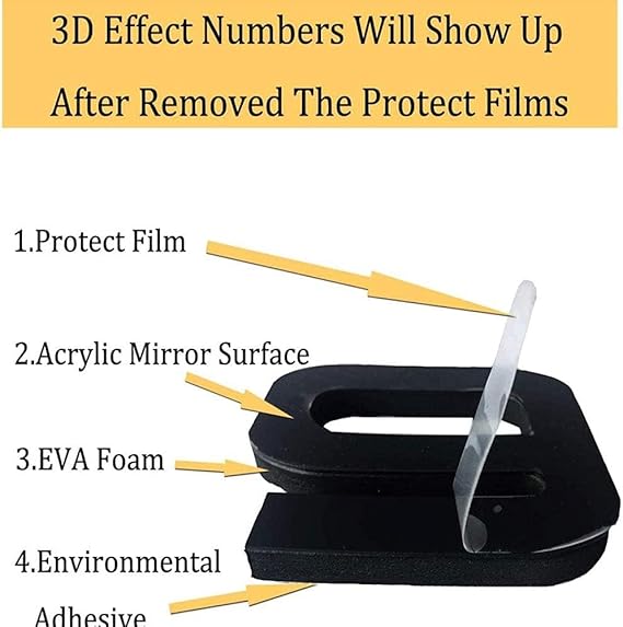 Arcdew 3D Frameless Wall Clock | DIY Modern Wall Decoration in UAE