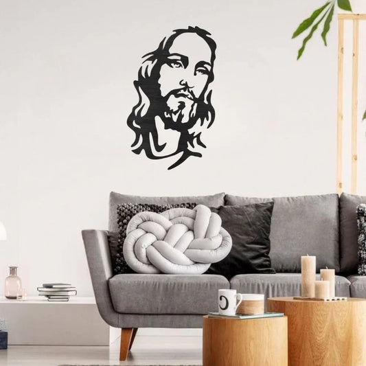 Jesus Chirst's Face - Christmas & Baptism - For Church or Home wall Decal