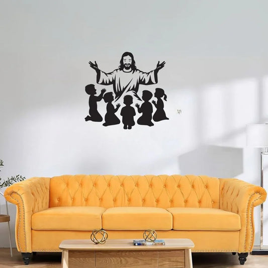 Jesus Christ with Children - Christian Home Décor - Christmas & Baptism - For Church
