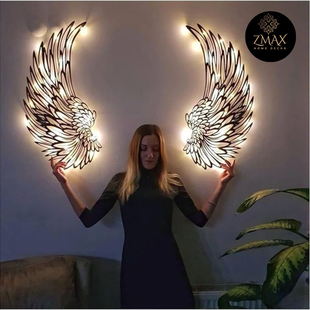 Arcdew 3D Angel Wings Wall Sculptures – Acrylic Wall Art