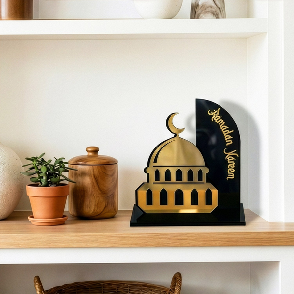 Ramadan Kareem Acrylic Mosque Decor - Islamic Table Decoration