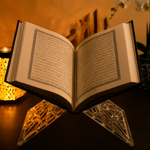 ArcDew Acrylic Quran Stand – Transparent Book Holder - arcdew.com