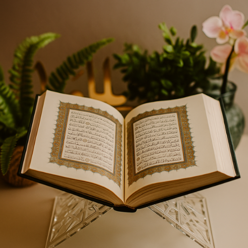 ArcDew Acrylic Quran Stand – Transparent Book Holder - arcdew.com