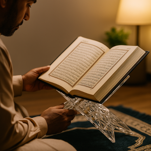 ArcDew Acrylic Quran Stand – Transparent Book Holder - arcdew.com