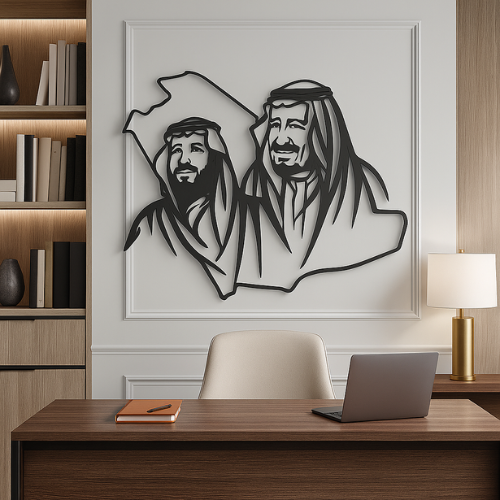 ArcDew Saudia Royal Family Acrylic Wall Portrait - arcdew.com