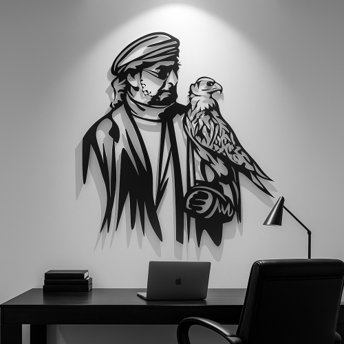 ArcDew Sheikh Hamad Bin Zayed Acrylic Portrait - arcdew.com