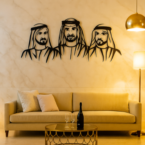 ArcDew Sheikh Mohammad Bin Rashid, Sheikh Hamdan Potrait - arcdew.com
