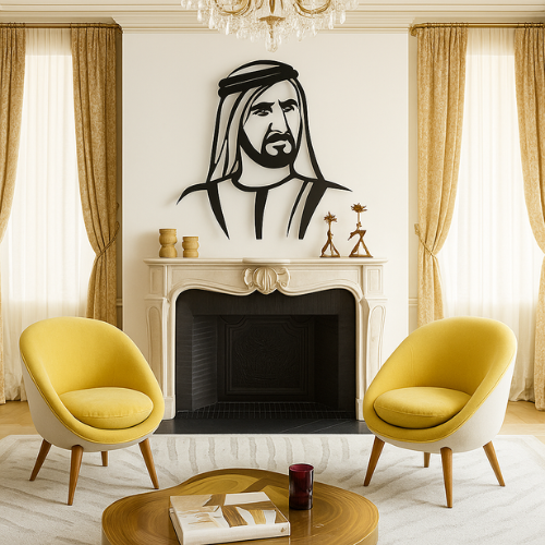 ArcDew Sheikh Mohammed bin Rashid Acrylic Portrait - arcdew.com