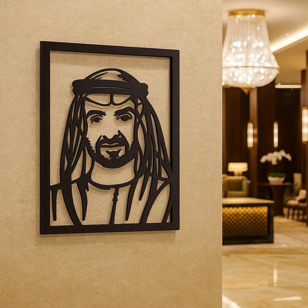 ArcDew Sheikh Muhammad Bin Zayed Acrylic Wall Art - arcdew.com