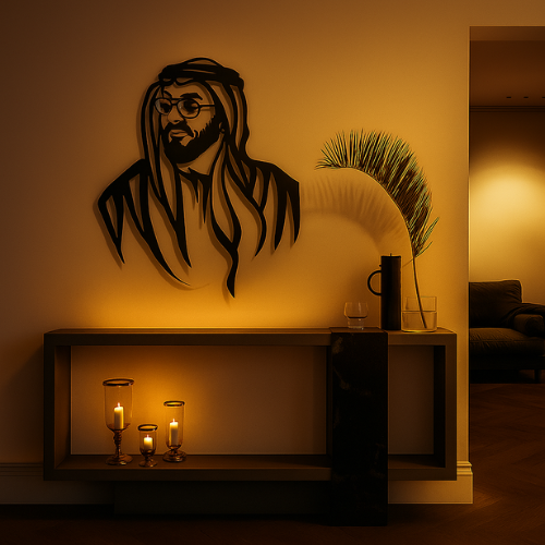 ArcDew Sheikh Tahnoon bin Zayed Acrylic Portrait - arcdew.com