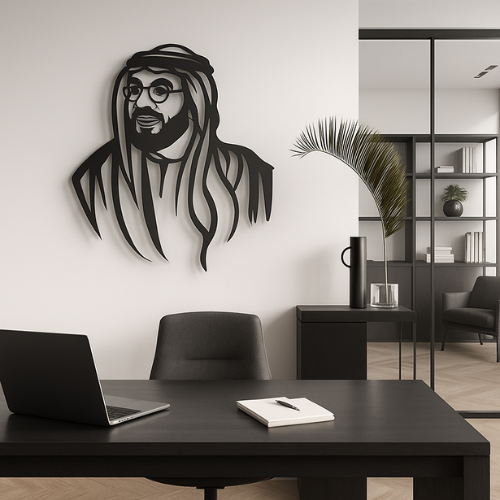 ArcDew Sheikh Tahnoon bin Zayed Acrylic Portrait - arcdew.com