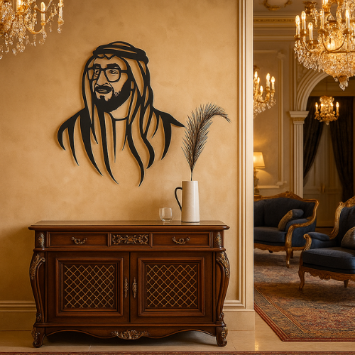 ArcDew Sheikh Tahnoon bin Zayed Acrylic Portrait - arcdew.com
