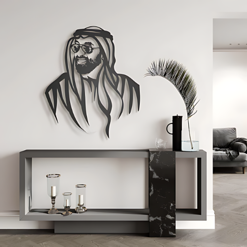 ArcDew Sheikh Tahnoon bin Zayed Acrylic Portrait - arcdew.com