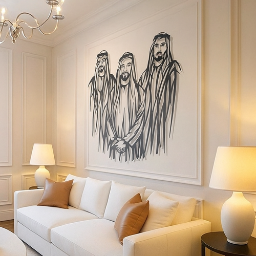 ArcDew UAE Royal Portrait Acrylic Wall Art Décor - arcdew.com