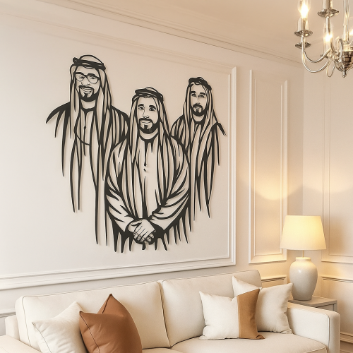 ArcDew UAE Royal Portrait Acrylic Wall Art Décor - arcdew.com