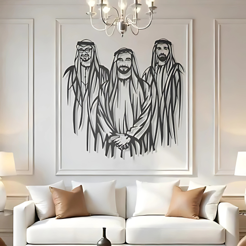 ArcDew UAE Royal Portrait Acrylic Wall Art Décor - arcdew.com