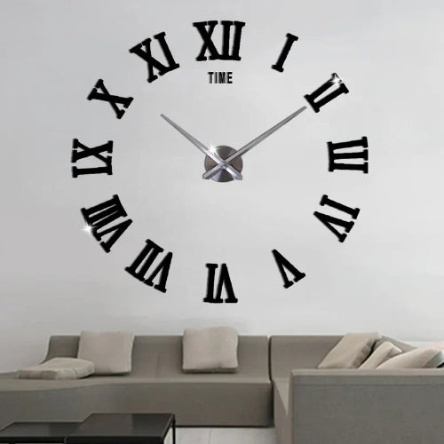 ArcDew 3D Frameless Roman Number Wall Clock – Modern DIY Acrylic Home & Office Decor