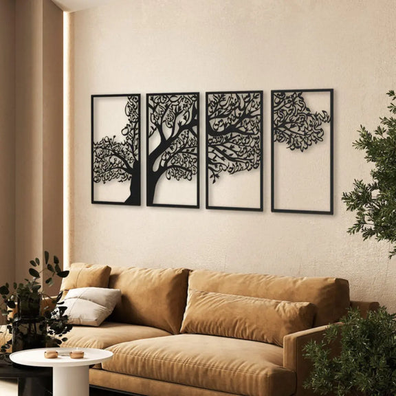 4 Quls Acrylic Wall Art black 1