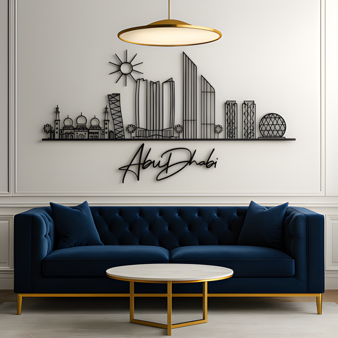 ArcDew Abu Dhabi Skyline Panoramic Acrylic Art..