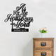 ible Verse Acrylic Wall Décor Black 1