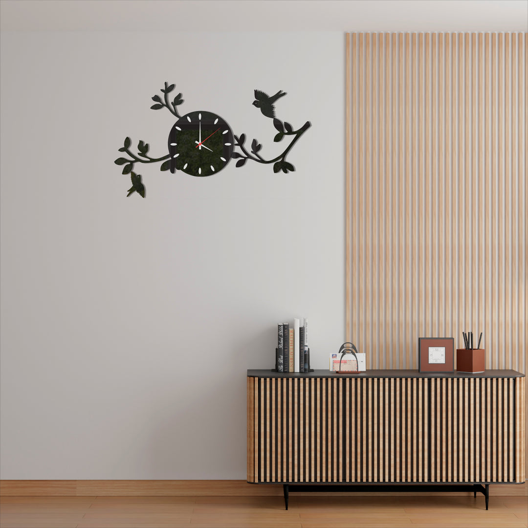ArcDew Birds on Branches DIY 3D Wall Clock | Nature-Inspired 