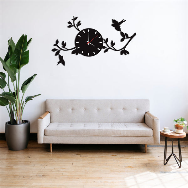 Birds on Branches DIY 3D Wall Clock | Modern Home Décor UAE