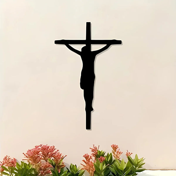Jesus Cross – Christian Wall Decor for Christmas & Baptism
