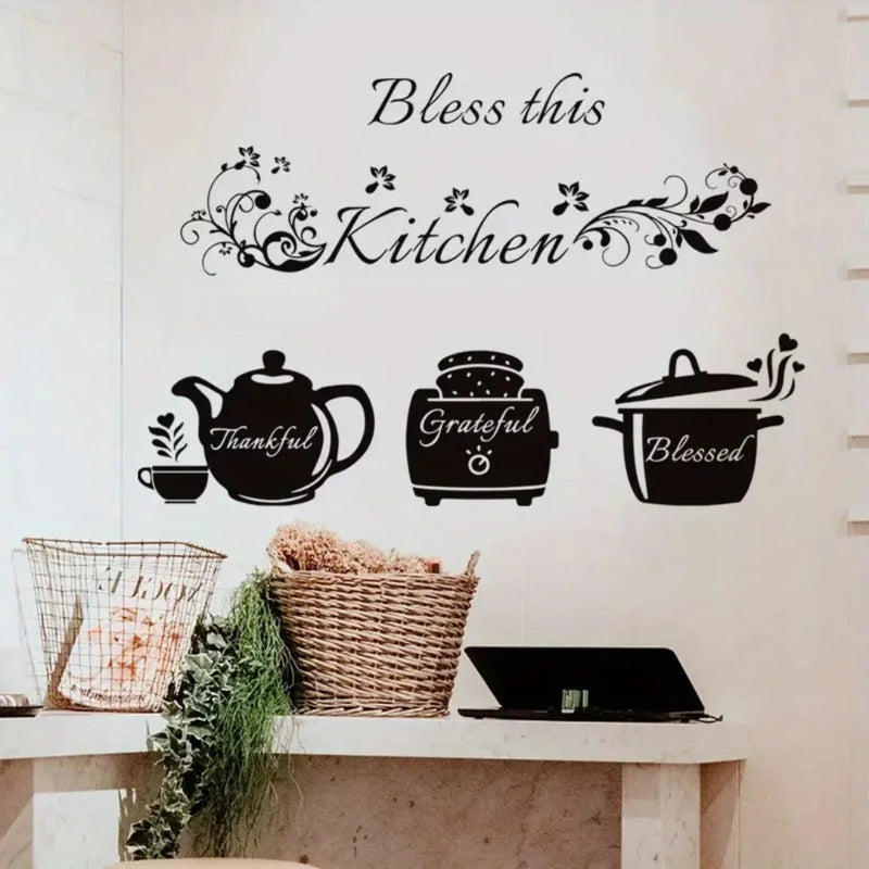 Bless This Kitchen Black