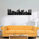 Boston Skyline Acrylic Wall Art Black 1