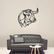 ArcDew Buffalo Bull Acrylic Wall Decor - Rustic Wildlife Silhouette Art for UAE Living Rooms, Offices & Cafes