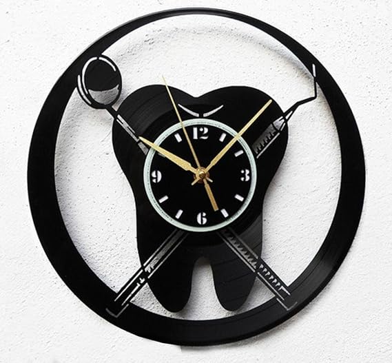 ArcDew Dental Clinic Modern Acrylic Wall Clock | Stylish Wall Decor for Clinics, Offices & Homes