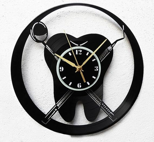 ArcDew Dental Clinic Modern Acrylic Wall Clock | Stylish Wall Decor for Clinics, Offices & Homes