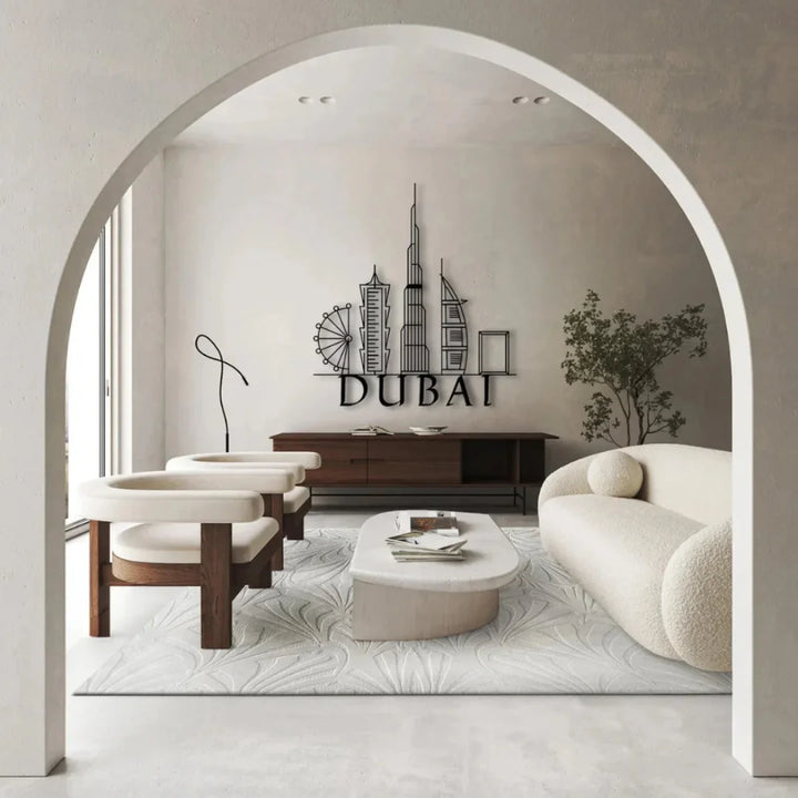 Arcdew - Dubai Skyline Acrylic Wall Art – Modern UAE City Décor | Acrylic
