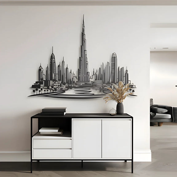 Dubai Skyline Black 1