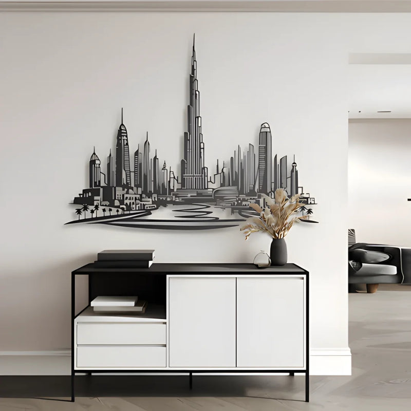 Dubai Skyline Black 1