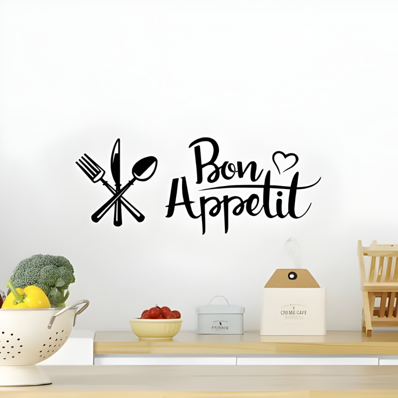 ArcDew Fork Knife Spoon Acrylic Wall Decal - Beautiful Kitchen Decor for UAE Homes & Restaurants